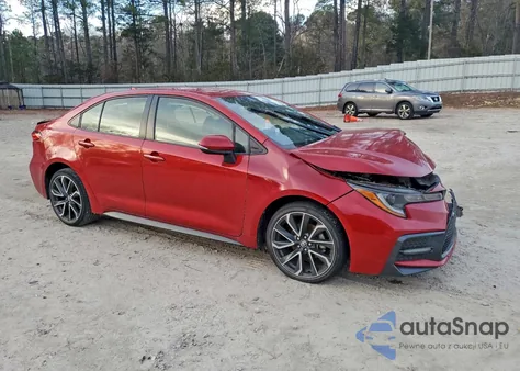 2020 Toyota Corolla Se from USA, damaged, VIN JTDS4RCE0LJ046483